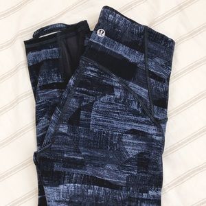 Lululemon Printed Crops